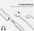 USB Type C To 3.5 Earphone Adapter Digital chip AUX Audio Cable USB C To 3.5mm Headphone Converter. 