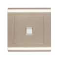 Modular Gold Cat 6 Data Socket Outlet. 