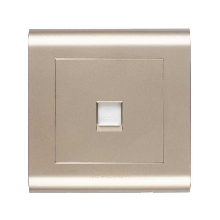 Modular Gold Cat 6 Data Socket Outlet