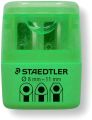 STAEDTLER® 512 60 FS Double-Hole Sharpener in neon - 3 Colours. 