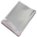 100pcs 4X6 Inch Transparent Polythene Gift Packing Bag with Self Sticker. 