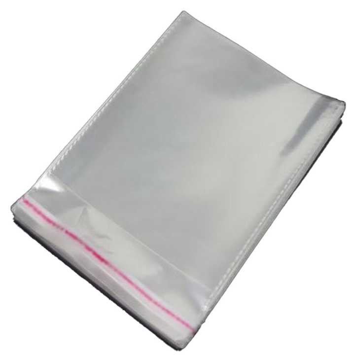 100pcs%204X6%20Inch%20Transparent%20Polythene%20Gift%20Packing%20Bag%20with%20Self%20Sticker%20-%20Image%202