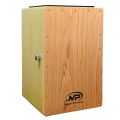 MP  Adjustable Cajon box with padded Bag Maverick Percussion Adjustable Snare Wire Cajon Box Drum with Padded Gig Bag and padded foam seat - Natural Faceplate, 19"x12"x11" MP Cajon. 