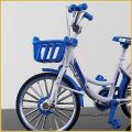Beautiful New MODEL BICYCLE 1:8 Alloy Ladies Bicycle Model Simulation Bicycle Ornaments Die Casting Metal bicycle Toy, Collectors, displays. 