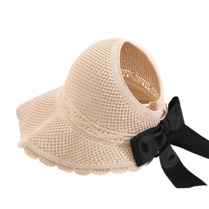 Yfashion%20Straw%20Hat%20Korean%20Style%20Sun%20Hat%20Women'S%20Fashion%20Hollow%20Hat%20Summer%20Travel%20Foldable%20Sun%20Hat%20Big%20Brim%20Bow%20Straw%20Hat%20Wholesale%20-%20Image%207