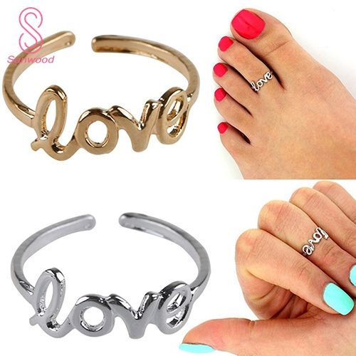 Women's%20Fashion%20Simple%20Hollow%20Love%20Adjustable%20Finger%20Toe%20Open%20Ring%20Beach%20Jewelry%20-%20Image%205