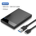 UGREEN 2.5" Hard Drive Enclosure, USB 3.0 to SATA III for 2.5 Inch SSD & HDD 9.5mm 7mm External Hard Drive Case Support Max 6TB with UASP Compatiable for Sea'gate, Toshiba, Samsung, Hitachi. 