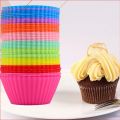 Silicone Cup cake Mold Reusable – 24 pcs. 