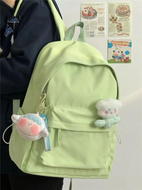 Japanese StyleinsSimple Casual All-Match Backpack Mori Style Travel Backpack Middle School Students College Students Bag Women