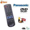 Panasonic DVD Player Remote Controller & Free Batteries. 