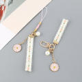 Zou Chrysanthemum Keychains Colorful Keychain Charms Cute Keychains Creative Keychain Pendants Fresh Pattern Keychains. 