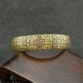 Man Woman Brass Adjustable Hand Bracelet Bangle Valentine Day Jewelry Gift Cuff. 