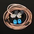 DIY MMCX SE215 stereo 3.5MM Hi-FI In ear Earphones With Separate Cable headset For Shure SE535 MMCX headphone. 