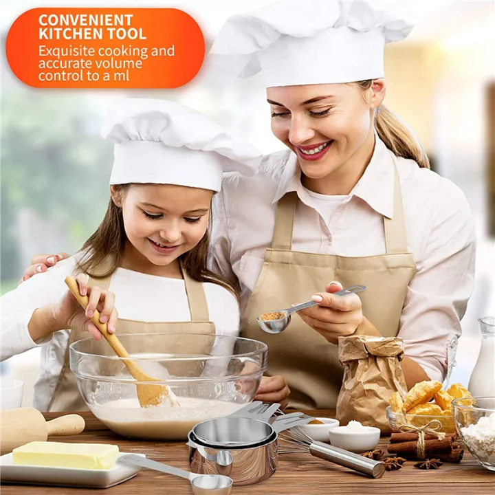 ICQURBT%20Stainless%20Steel%20Measuring%20Cups%20and%20Spoons%20Set%20of%2056%20Pieces,28%20Nesting%20Cups%20and%2028%20Stackable%20Spoons%20Professional%20Portable%20-%20Image%202