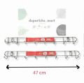 Stainless Steel Hanger Kitchen Bathroom 8 Hook Holder Clothes Storage Coat Rack Clothing Hangers Cloth Hooks. 