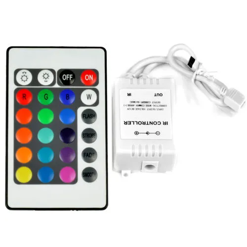 12V%205050%20RGB%20LED%20Strip%20Controller%20box%20with%2024%20Key%20IR%20Remote%20Control%205m%202835,%20Light%20Control%20-%20Image%203