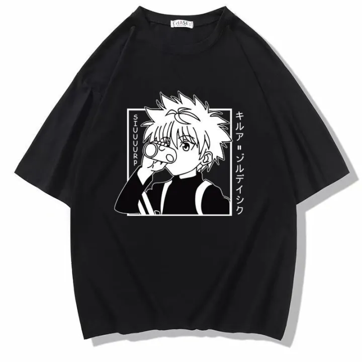 Summer%20Short%20Sleeve%20Anime%20Full%20Time%20Hunter%20Loose%20Casual%20Print%20SportsTT-shirt%20round%20Neck%20Couple%20Men's%20Couple%20T-shirt%20-%20Image%202