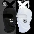 Musion Evil Smiley Face Fashion Print Balaclava Face Mask  Motorcycling Cycling Riding Outdoor Sports Bandana Hood Headwear for Cycling Sking Hunting Breathable. 