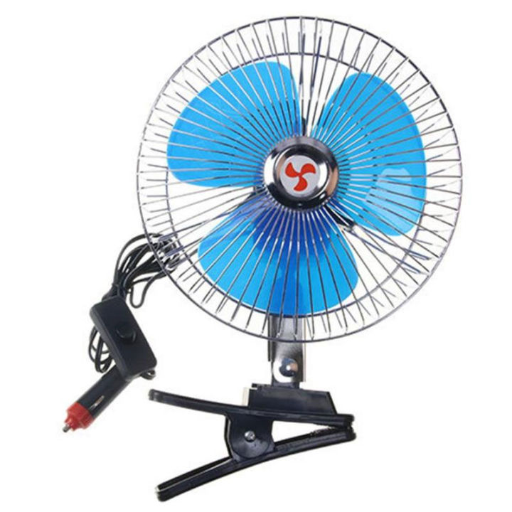 Car Operator Fan 12V - 8 Inch Portable Fan For Vehicles or Cars With Lighter port ...