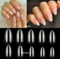 Professional Nail Tips Artificial Nails Stiletto Nail Tips , Square Nail Tips, Coffin Nail Tips 100 Pcs  - Free Nail Glue. 