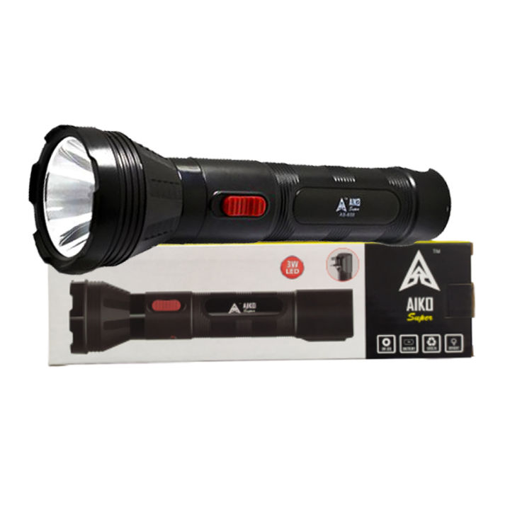 Aiko Super As 565 Rechargeable Led Torch Flashlight Lamp Daraz Lk