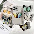NEW Bionic Butterfly Phone Holder 3D Effect socket Folding Grip Tok Transparent handle insect phone Stande. 