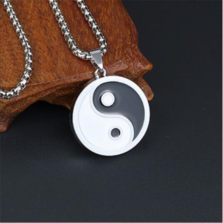 Vintage%20Stainless%20Steel%20Yin%20Ying%20Yang%20Pendant%20Necklace%20Black%20White%20Necklace%20Men%20PU%20Leather%20Necklaces%20Jewelry%20-%20Image%202