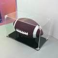Acrylic Football Display Case Sports Collectibles Display Storage Rack. 