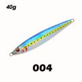 Sinking 30g 40g Spanish mackerel Minnow Spanish mackerel Metal Fishing Lure Jig Bait Lead Casting. 