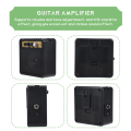SRIWEN Mini Guitar Amplifier Amp Speaker 5W with 6.35mm Input 1/4 Inch Headphone Output Supports Volume Tone Adjustment. 