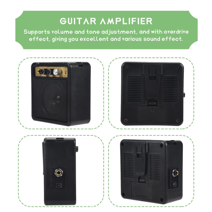 LKPCIGCXM%20Mini%20Guitar%20Amplifier%20Amp%20Speaker%205W%20with%206.35mm%20Input%201/4%20Inch%20Headphone%20Output%20Supports%20Volume%20Tone%20Adjustment%20-%20Image%203