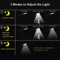 Auoyo LED Solar Light Outdoor Solar Motion Sensor Wall Light Street Lamp Ip65 Waterproof Adjustable 3 Modes Garden Decoration Street Lamp. 