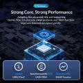 ORICO 40Gbps M.2 NVMe SSD Enclosure USB4 PCIe3.0x4 USB C Aluminum External Adapter Compatible with Thunderbolt 3 4 Tool Free. 