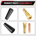 7Pcs/Set Gasless Nozzle Tips for FC90 Flux-Cored Wire Feed 0.8mm FC90 MIG Welder Welding Tools Easy Install Easy to Use. 