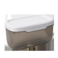 Migeet wall mounted non perforated transparent tissue box. 