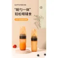 Rice Paste Spoon Baby Tools Drop-Resistant Large Capacity Choke Proof Silicone Baby Spoon Feeding Bottle Baby Food Supplement Squeeze Full Set. 