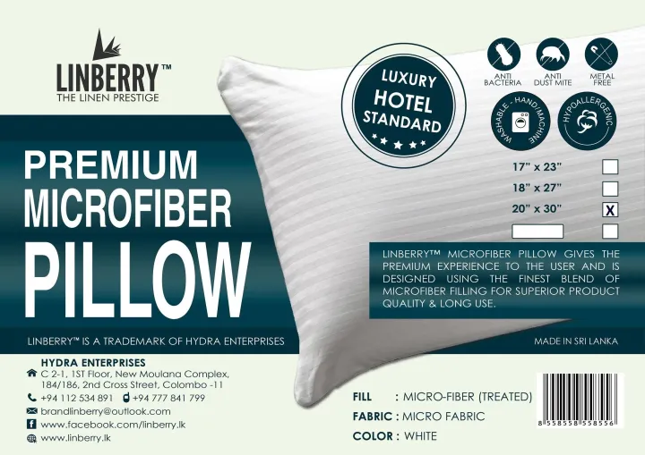 Micro Fiber Pillow - 18"x27"