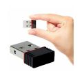 Wi-Fi Receiver 300Mbps, 2.4GHz, 802.11b/g/n USB 2.0 Wireless Mini Wi-Fi Network Adapter with with Driver CD for Windows Linux PC - 1Pcs. 