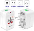 Travel Adapter Universal Worldwide All-in-One - Power Plug Adapter for Travel. 