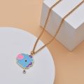 ShopSphere XiaoboACC BTS Bt21 Cute Cartoon Character Gold Chain Necklace. 