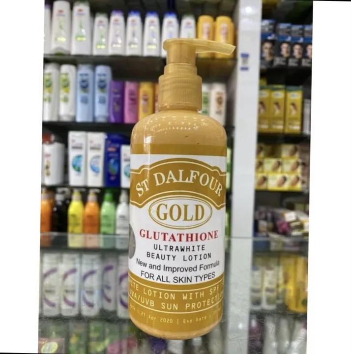 St Dalfour Gold Glutathione Whitening Body Lotion - 300ml