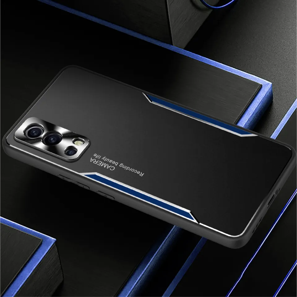 For Vivo iQOO Z3 Electroplated Metal Back Panel Soft TPU Bumper