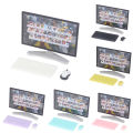 3Pcs/Set 1:12 Dollhouse Miniature Desktop Computer Keyboard Mouse TV Model Home Decor Toy Doll House Accessories MJK. 