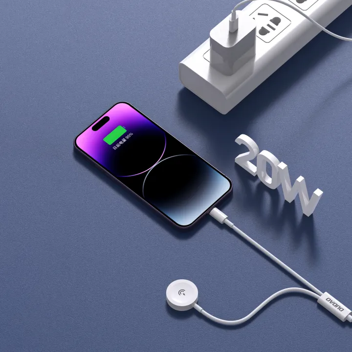 DUDAO%20A12Max%202%20in%201%20iWatch%20Wireless%20Charging%20Cable%20&%20iPhone%20Data%20Cable%20Type%20C%20-%20Image%205