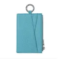 Smart King New Zipper Card Holders for Men and Women Genuine Cow Leather Multifunction Coin Purse. 