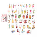 22Pcs Mini Size Super Cute Summer Cold Drink Scrapbook Stickers Diy Decoration Sticker For Scrapbooking Planner Diary Notebook. 