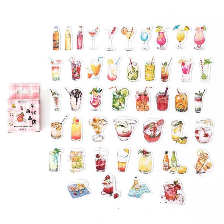 22Pcs%20Mini%20Size%20Super%20Cute%20Summer%20Cold%20Drink%20Scrapbook%20Stickers%20Diy%20Decoration%20Sticker%20For%20Scrapbooking%20Planner%20Diary%20Notebook%20-%20Image%203