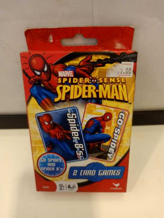 Card Game SPIDER-MAN - Spider 8's and Go Spidey - 2 Pack Playing Cards Spiderman