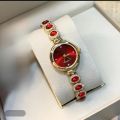 [ New Hair Straightener ] Antique Style · High-end small dial bracelet watch in cherry red · 6912 —— H. 