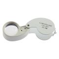 Gem Jewellery Checking LED Lens / 40x Magnifier Lens With / Gem Loupe / Best Zooming For Gem Inclusions. 